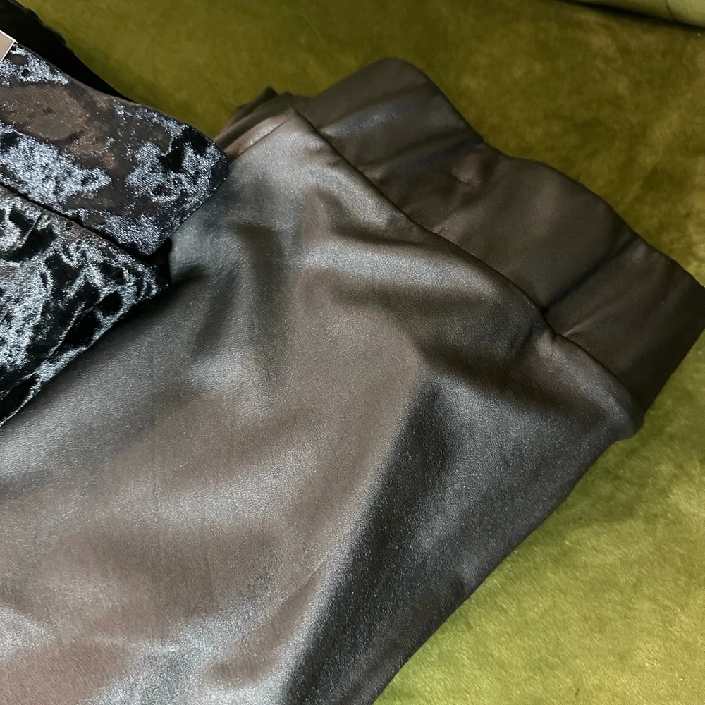 Torrid Velvet and Leather pants